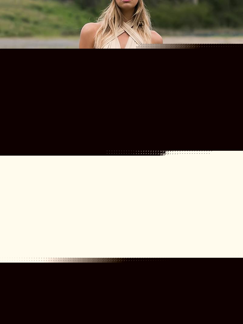 Canlenza Robe longue polyvalente et élégante